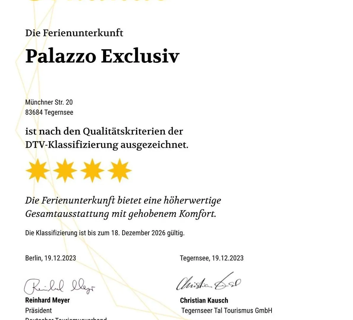 Palazzo Exclusiv Appartment contacts